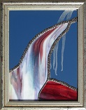 Silver Red Waterfall